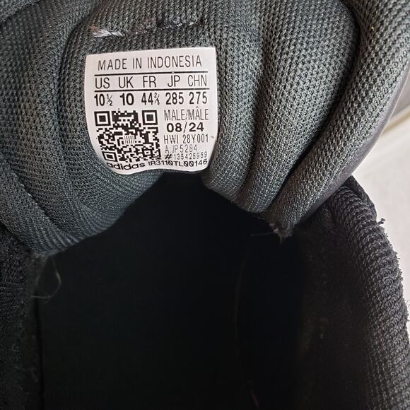 Adidas VL Court 3.0 Mens 10.5 Black Suede Streetwear Skatercore Y2K Casualwear - Picture 9 of 10